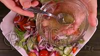 Греческий салат - Рецепт с ВИДЕО - Шаг 10