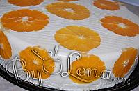Торт Дипломат с апельсинами