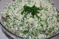Кускус из цветной капусты с зеленью и маслинами - Шаг 5