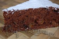 Постный шоколадный пирог с вареньем - Видеорецепт - Шаг 7