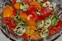 Салат из кабачков с помидорами и брынзой - Шаг 4
