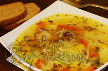 Молдавская Зама - куриный суп с домашней лапшой - Рецепт с ВИДЕО