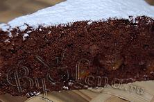 Постный шоколадный пирог с вареньем - Видеорецепт
