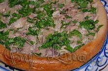 Запеченная курица на "тарелке" из теста